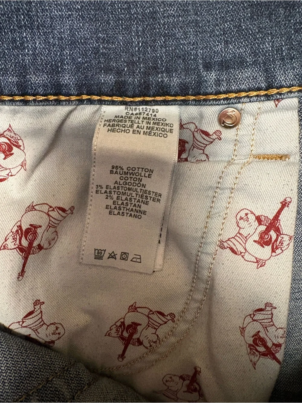 True Religion straight leg